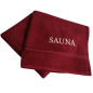 Preview: Sauna towel Sauna Fun | 438 Bordeux