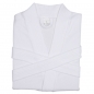 Preview: Jersey Lady´s short cut bathrobe - 001 white