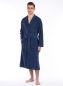 Preview: Noble men bathrobe made of light weight jersey stretch material.