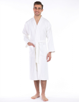 Casa unisex bathrobe 001 white