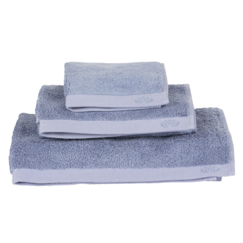 Luxus weiche Frottier Frottee Handtuch Handtücher Duschtücher  blau blaugrau