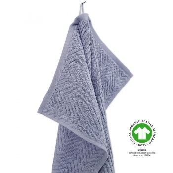 Organic towel Ocean - 744 Natural Blau