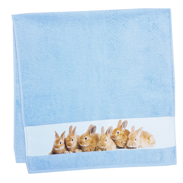 Rabbits towel