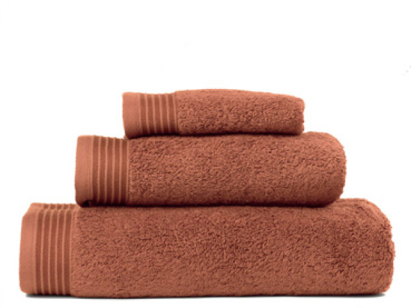 hand towel terra cotta premium