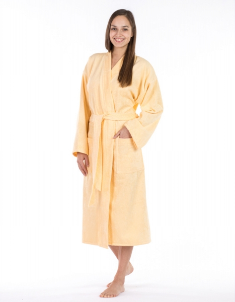 Casa unisex bathrobe 322 lemon